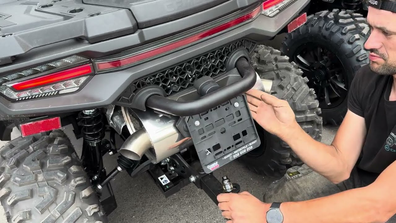 First CUSTOM exhaust CFMOTO 850 1000 gen3 in the WORLD! Polski wydech dual podw&oacute;jny z kwas&oacute;wki!!