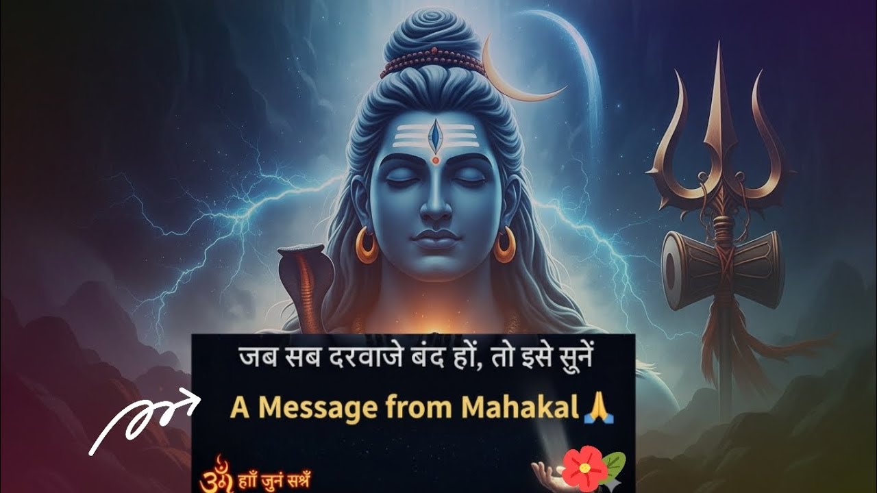 A Message from Mahakal 🙏Mahadev is Speaking to You: 