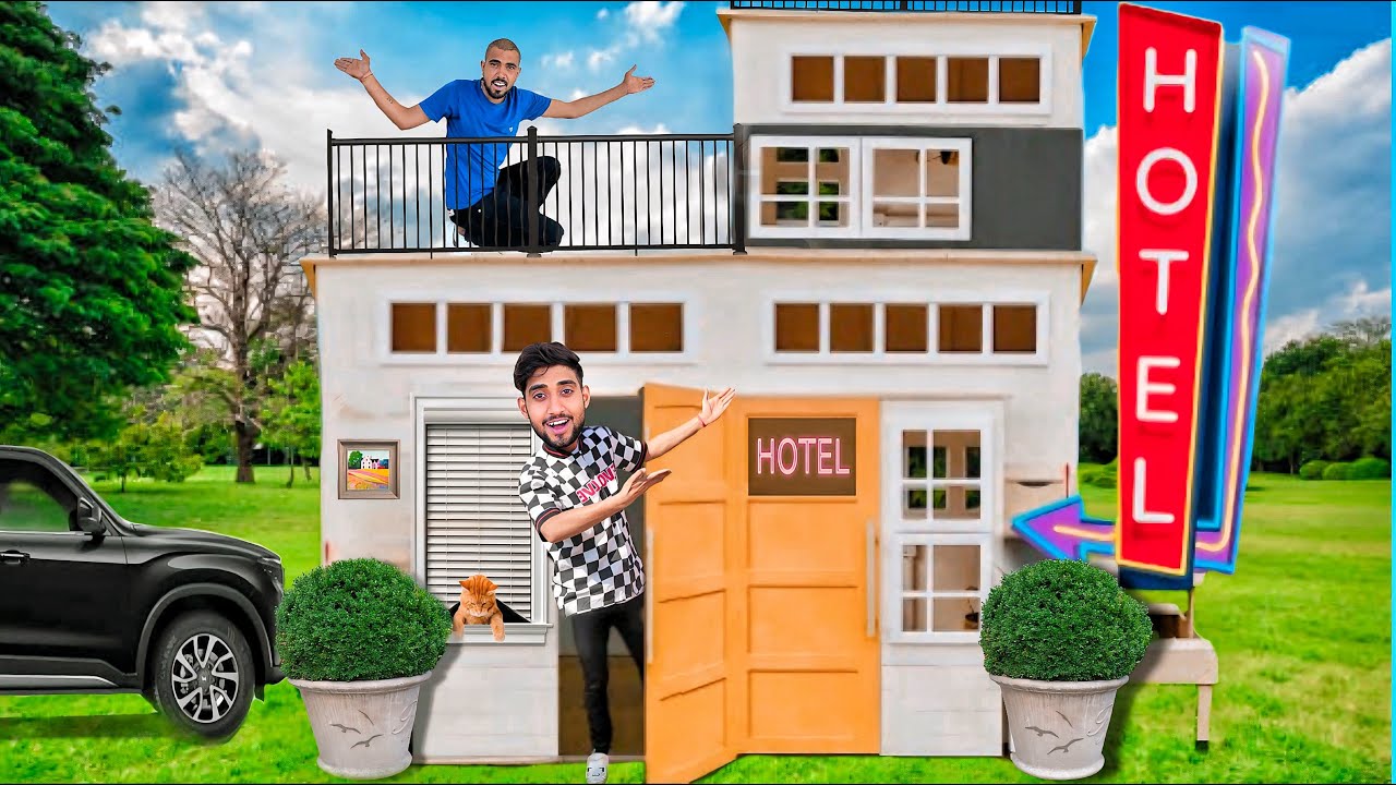 24 hours survival challenge in micro hotel