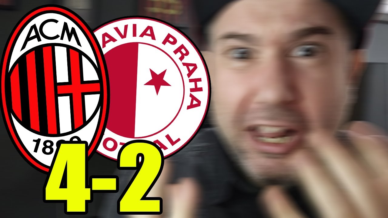 CHE CAZ.. HO VISTO???? MA CI 0DIATE PER GIOCARE COSI????? || MILAN-SLAVIA PRAGA 4-2 [Europa League]