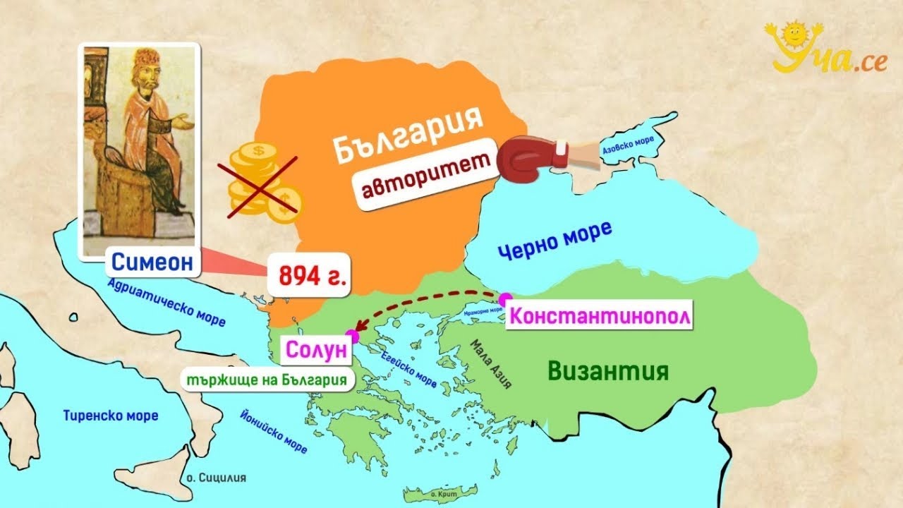 Уча.се - България при Симеон Велики - 6. клас