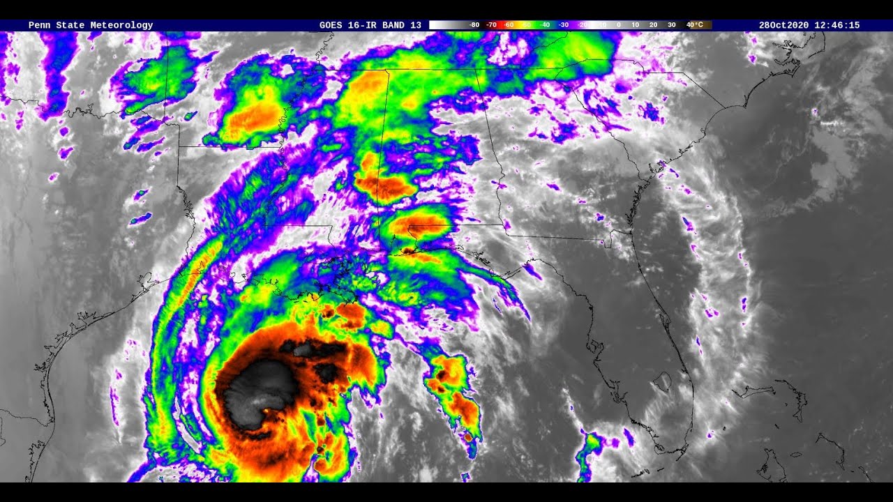 Carolina Weather Authority Live Stream - Hurricane Zeta Strengthening Before Landfall This Evening