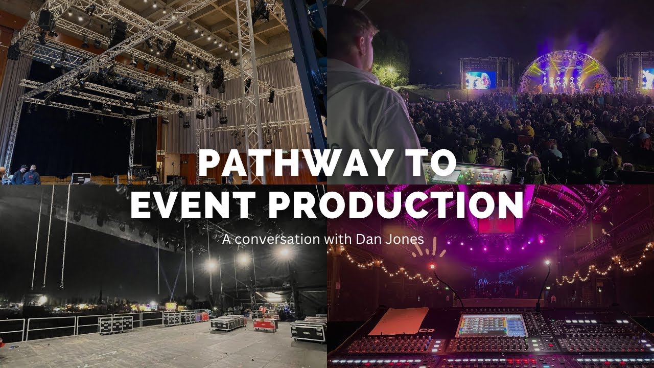 Pathway to event production | How to become a audio engineer or lighting technician