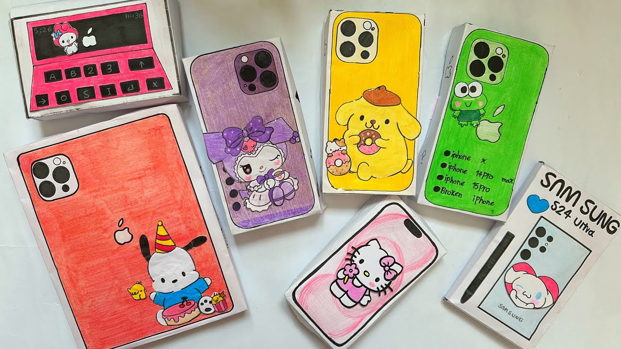 🩷Sanrio iPhone squishy unboxing 😍 Blindbag paper unboxing