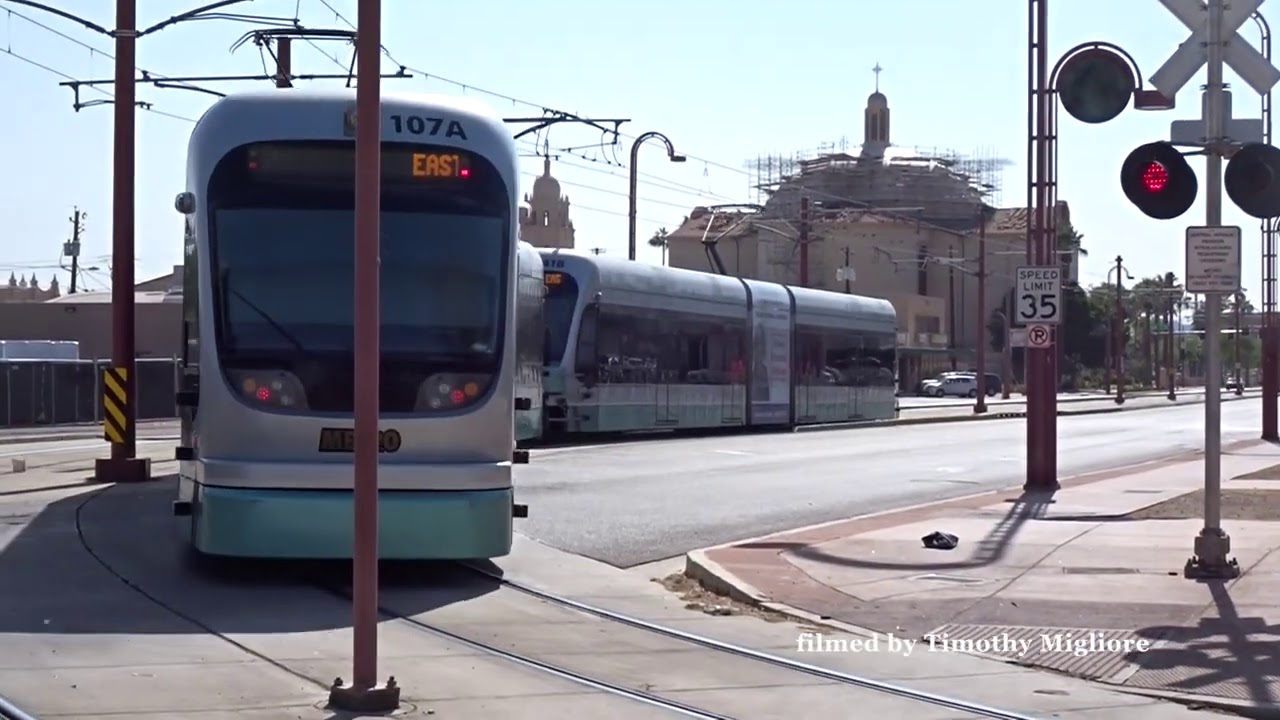 The Sleek Light Rail in Phoenix, Arizona 2020