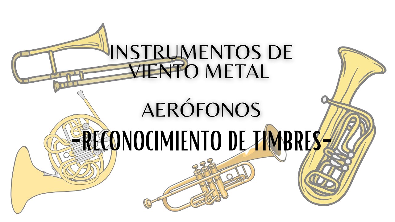 Reconocimiento de timbre sobre instrumentos de viento metal. Aer&oacute;fonos.