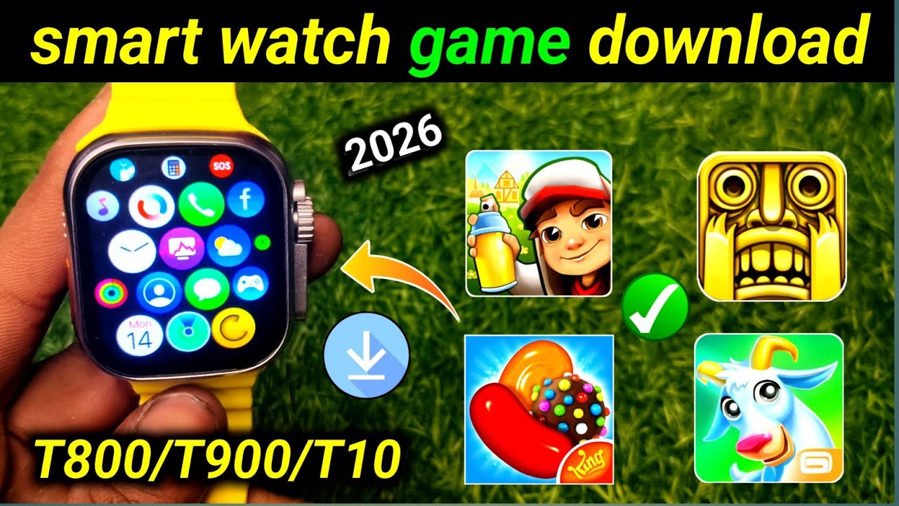 T800 Ultra Smart Watch Game Download | How To Download Games in T800 Ultra Smart Watch | T800 Ultra