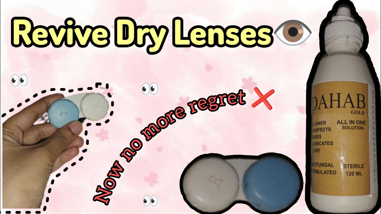 Don’t Throw Away Dry Contact Lenses! Try This First 😳