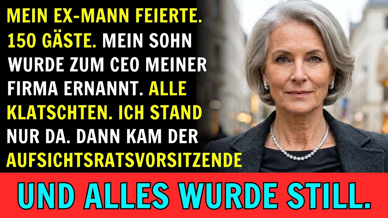 Sie machten meinen Sohn vor 150 G&auml;sten zum CEO&hellip; doch 30 Sekunden sp&auml;ter zerbrach alles.