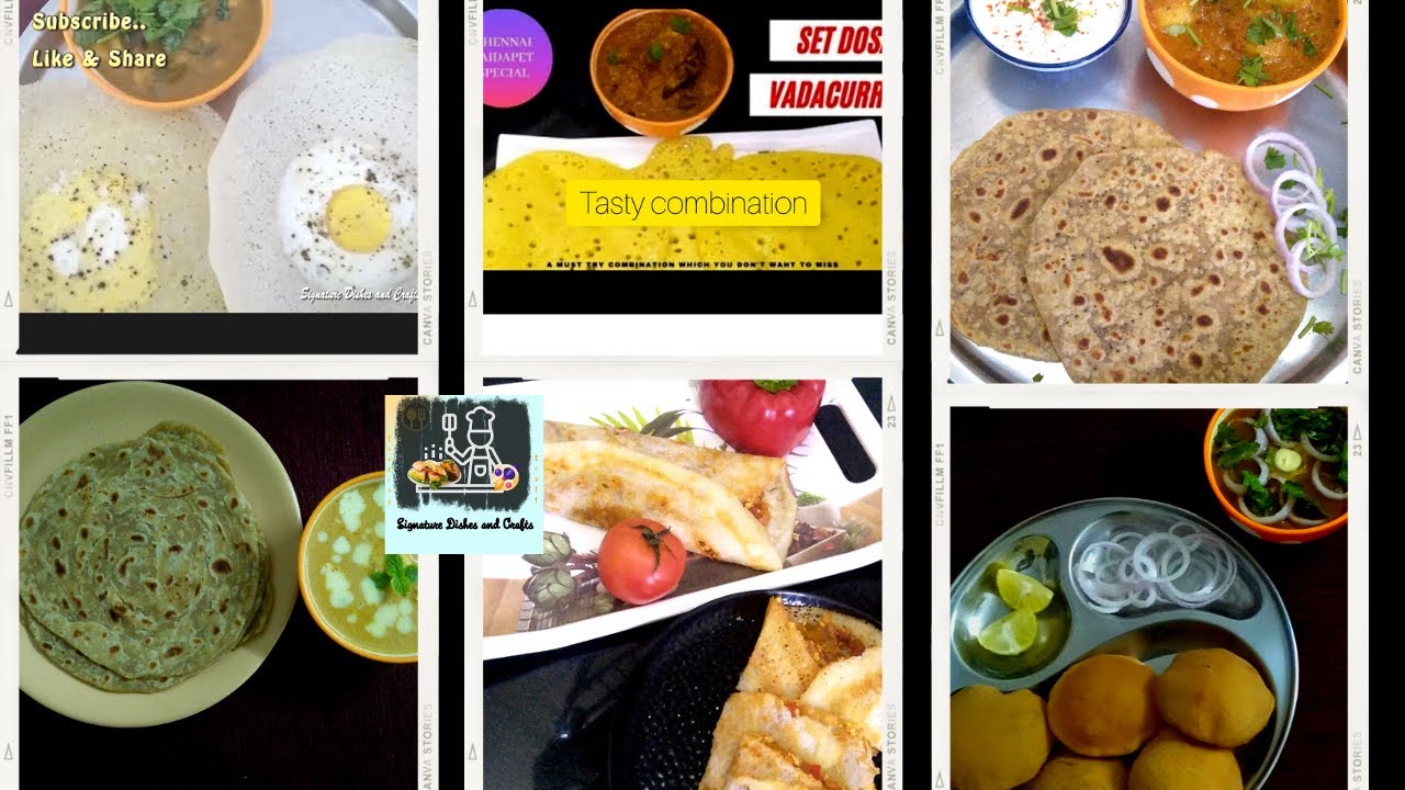 Variety Breakfast and Dinner Combos | Easy Breakfast & Dinner Recipes | Signature Dishes and Crafts