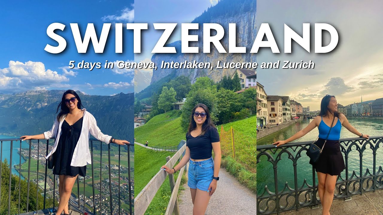 ПЕРВОЕ ПУТЕШЕСТВИЕ В ШВЕЙЦАРИЮ🇨🇭 (5 дней в Женеве, Интерлакене, Люцерне и Цюрихе)