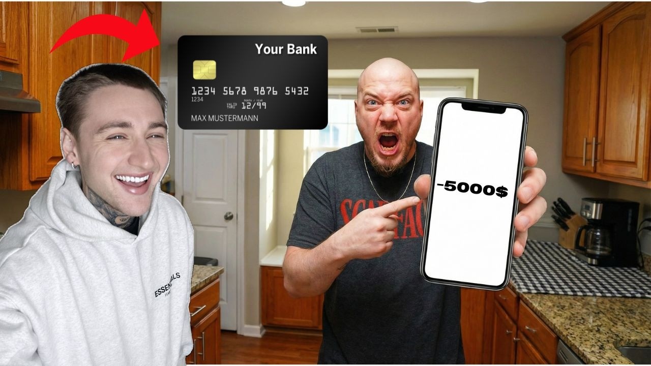 KID STEALS DADS CREDIT CARD AND SPENT 5000$ (PRANK)