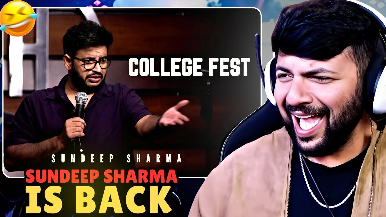 Pakistani Reacts to Sundeep Sharma's Hilarious 'College Fest' Stand-Up | Indian Comedy Reaction