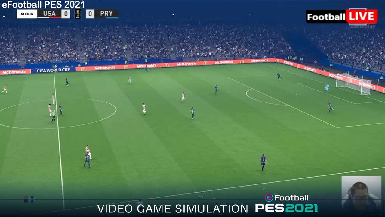 USA vs Paraguay - FIFA World Cup 2026 Group Stage | Full Match All Goals | Simulation PES