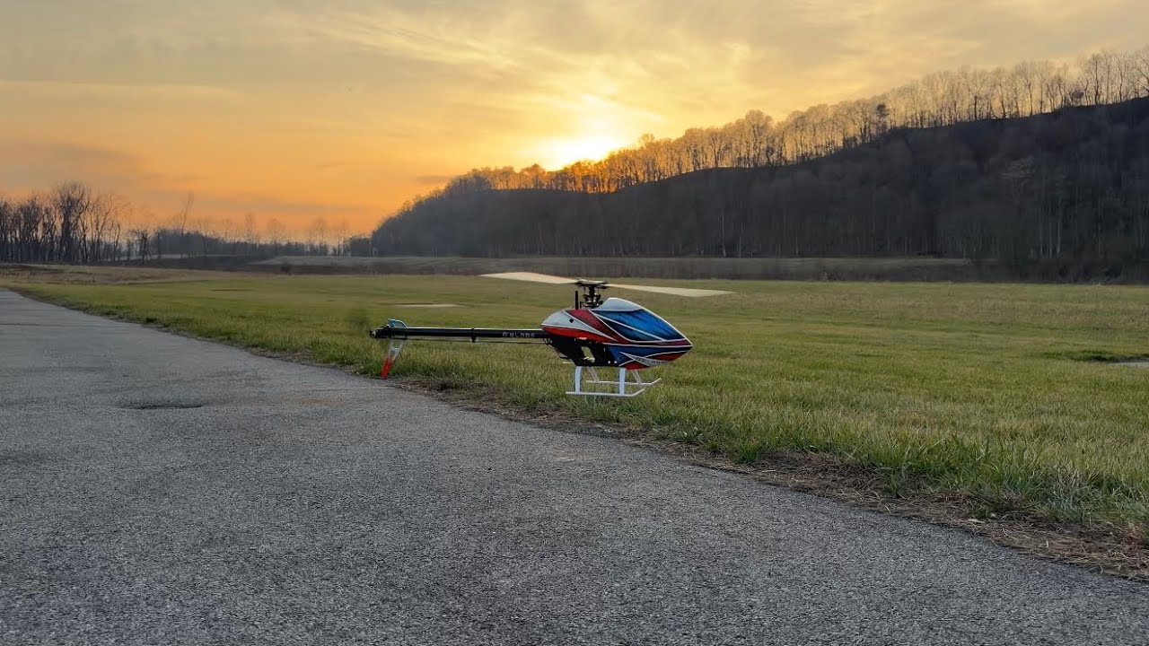 Blade Fusion 360 Smart RC Helicopter Sunset Flight