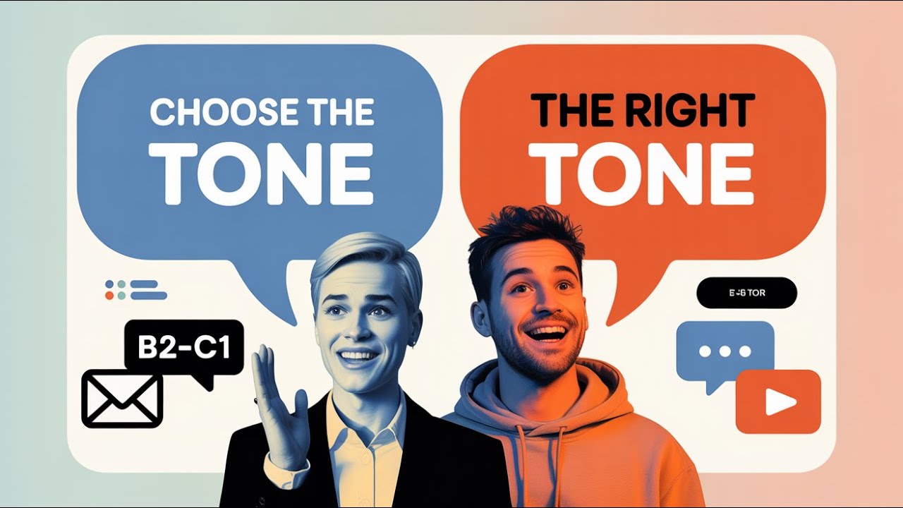 Register and tone in English: choosing the right voice in emails, meetings, and chats (B2–C1)