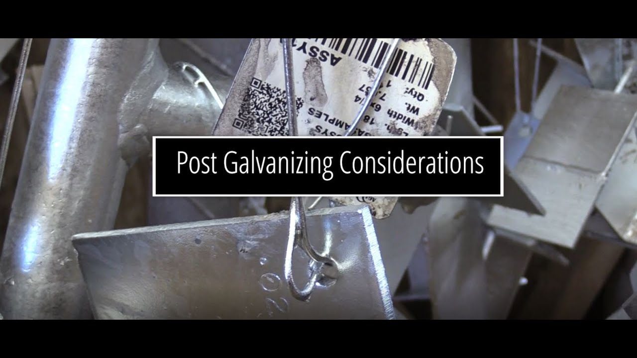 Hot-Dip Galvanized Steel Coating Appearance: Post Galvanizing