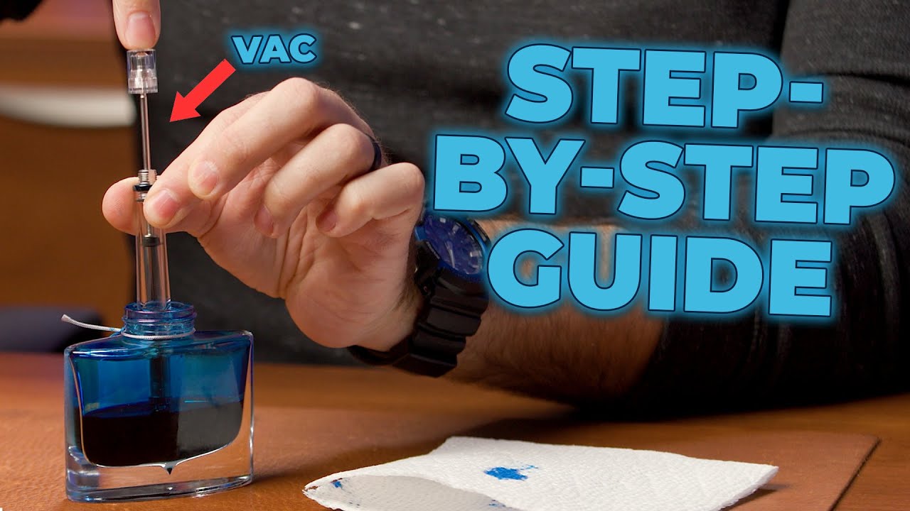 How to Fill a Vacuum-Filling Fountain Pen!