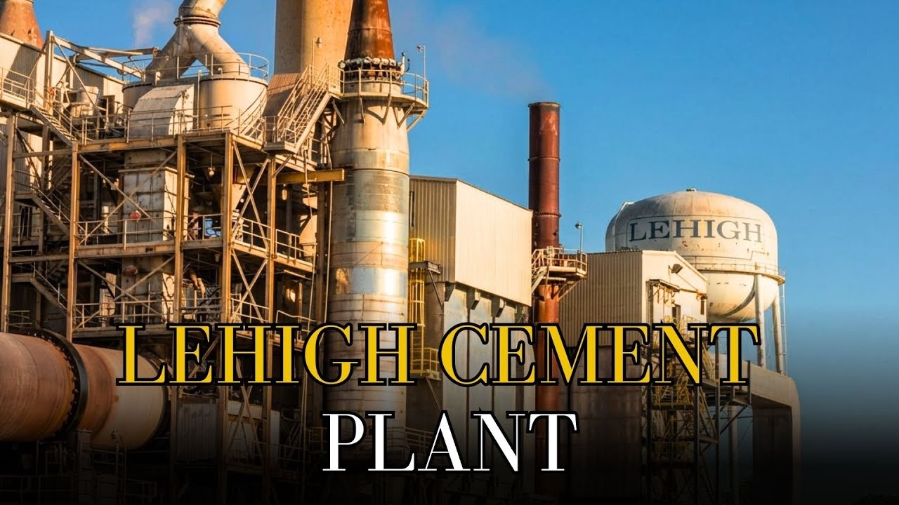 The Silent Story of America’s Cement Empire Factory: Lehigh Cement Plant, Pennsylvania