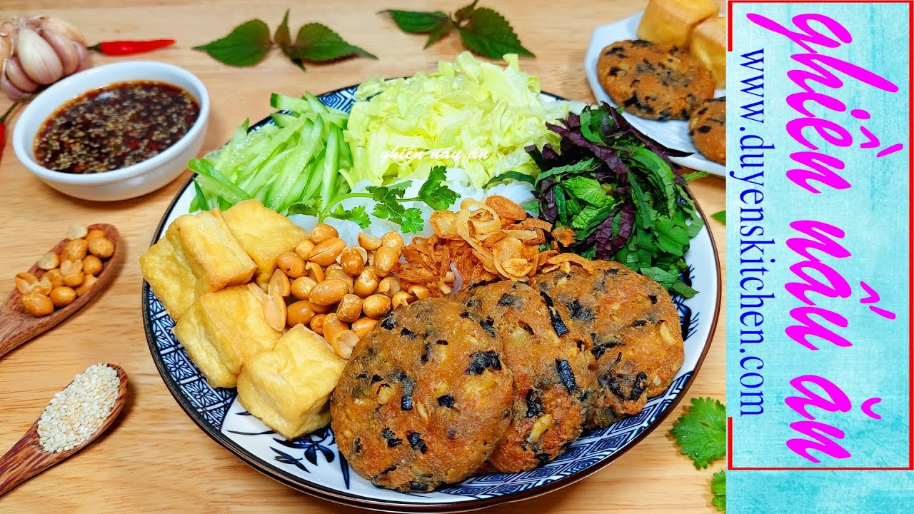 Bún Chả Đậu Nước Tương | Chả Đậu Chiên Giòn | Nước Tương Sánh Kẹo By Duyen's Kitchen | Ghiền nấu ăn