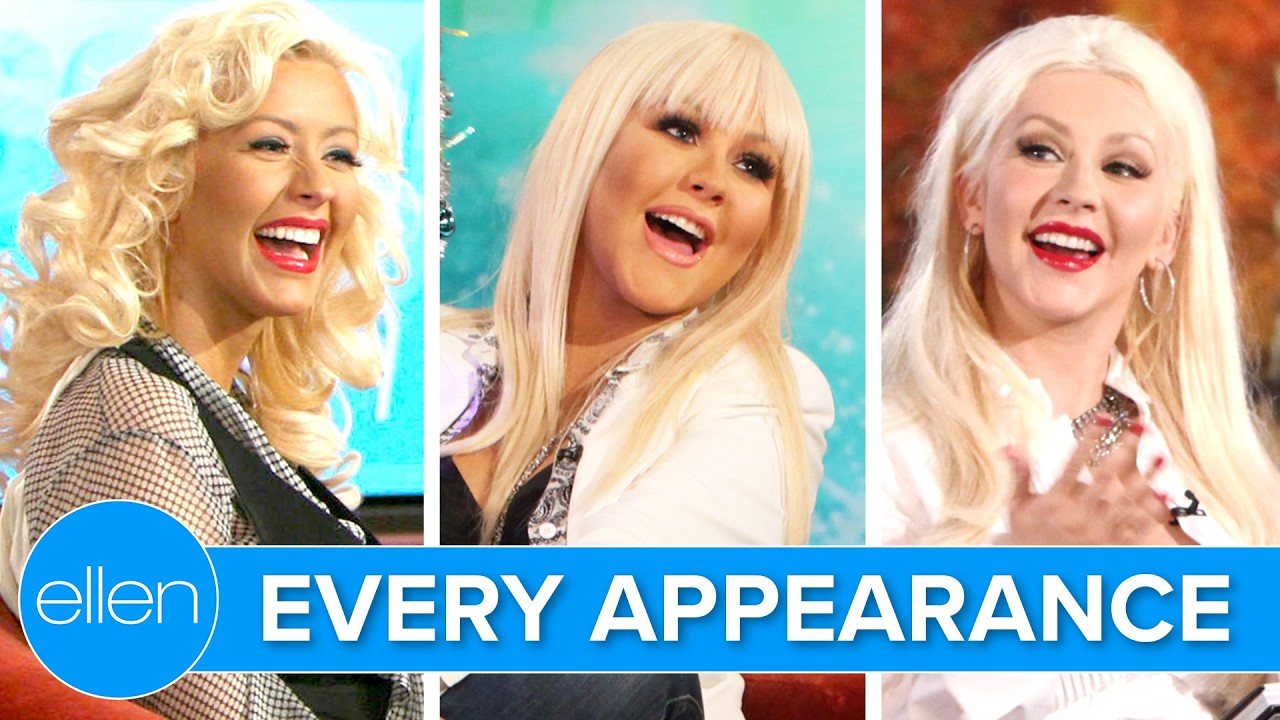 Every Time Christina Aguilera Appeared on the ‘Ellen’ Show