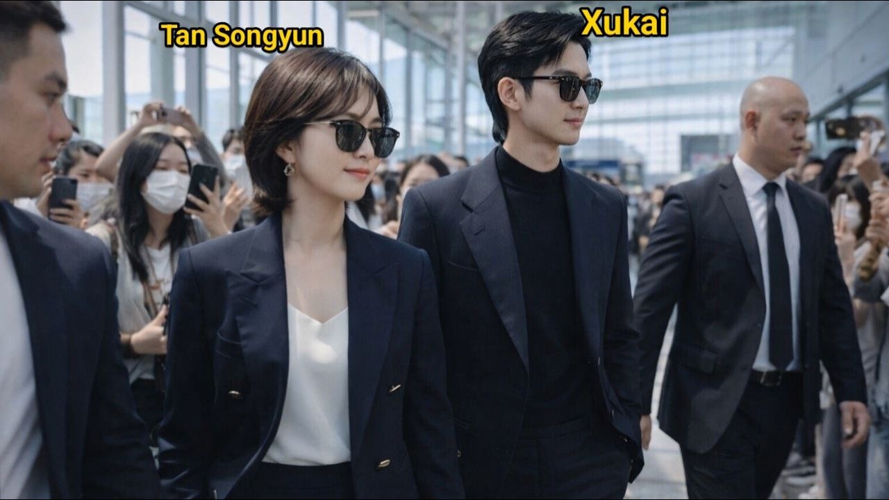 Фанаты в восторге! Сюй Кай тайно замечен в аэропорту Гуанчжоу вместе с Тан Сонъюнем!