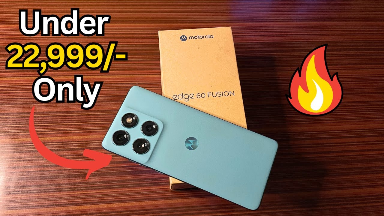 MOTOROLA Edge 60 Fusion 5G 🔥l Under 22,999/-🔥l Full Detailed Review & Unboxing 🔥