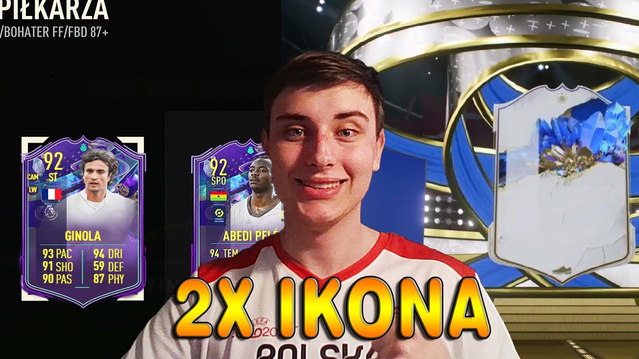 TRAFIŁEM PELE!!! 2X PACZKA Z IKONĄ 90+ TOTY/URODZINOWA/PRIME I PICKI KAMPANII! FIFA 23 FUT