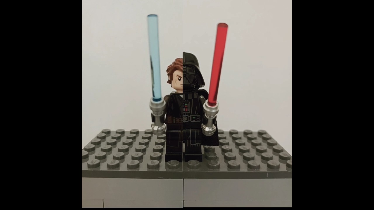 Anakin before and after #starwars #legominifig #lego