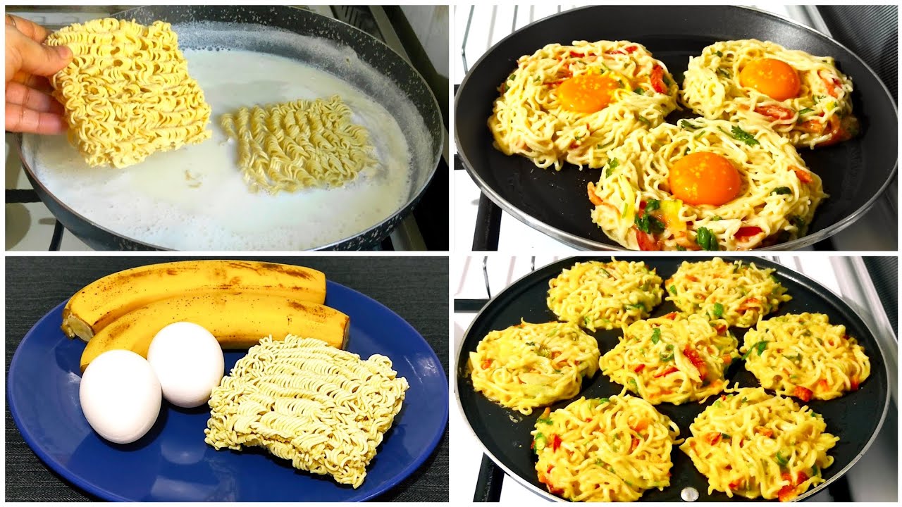 If You Have Noodles At Home! You Can Make This 4 Types Easy & Delicious Recipe  | Noodles Recipe