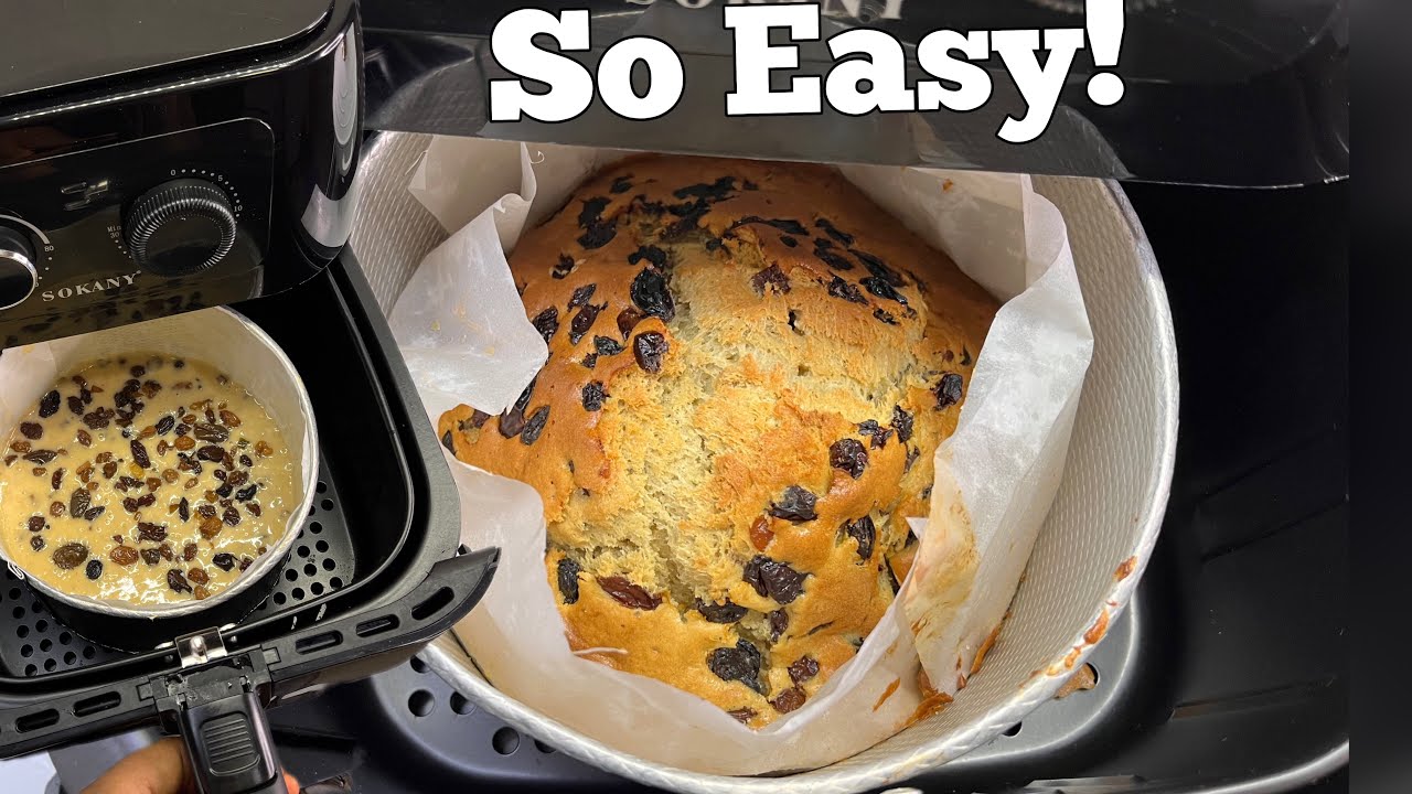 Make A Soft Fruit Cake In An Air-fryer | So Easy And Delicious