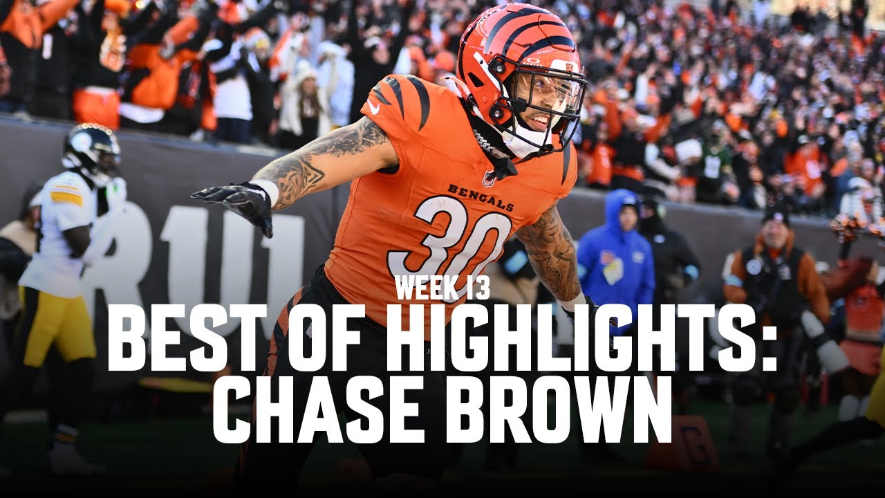 Chase Brown HIGHLIGHTS from Week 13 | Bengals vs. Steelers