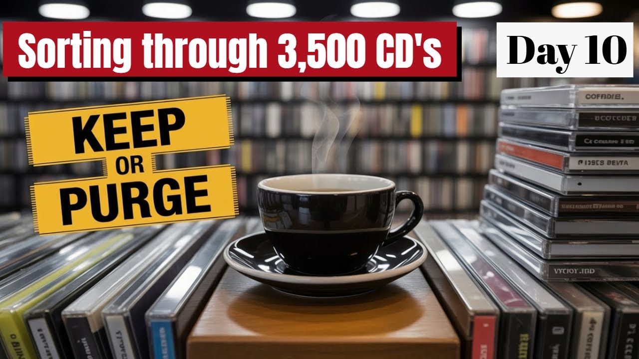 Which CD's do I keep or purge? 3,500 to go through, 100 @ day until I'm done. Day 10