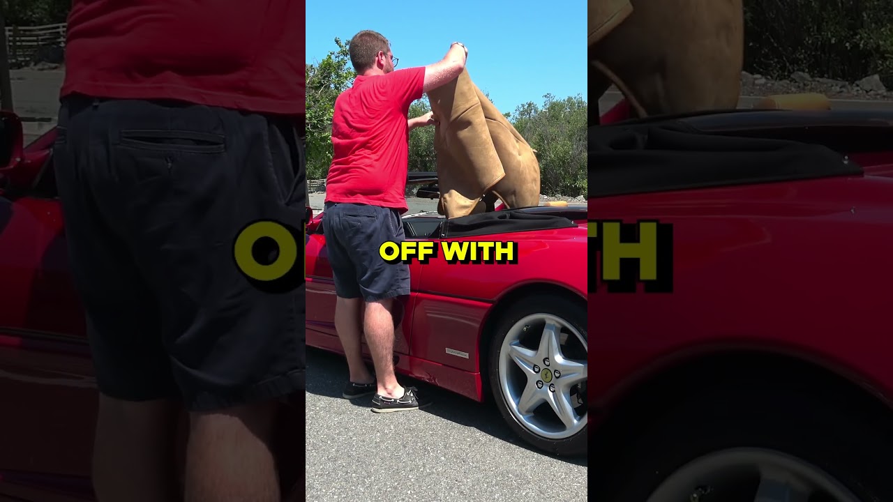 Ferrari F355 Convertible Top Facts #shorts