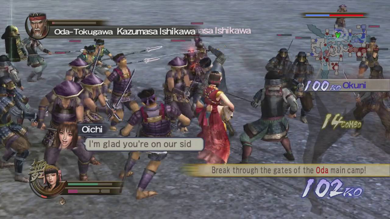 Samurai Warriors 2:XL - Battle of Anegawa - Azai-Asakura Forces | Okuni (360)