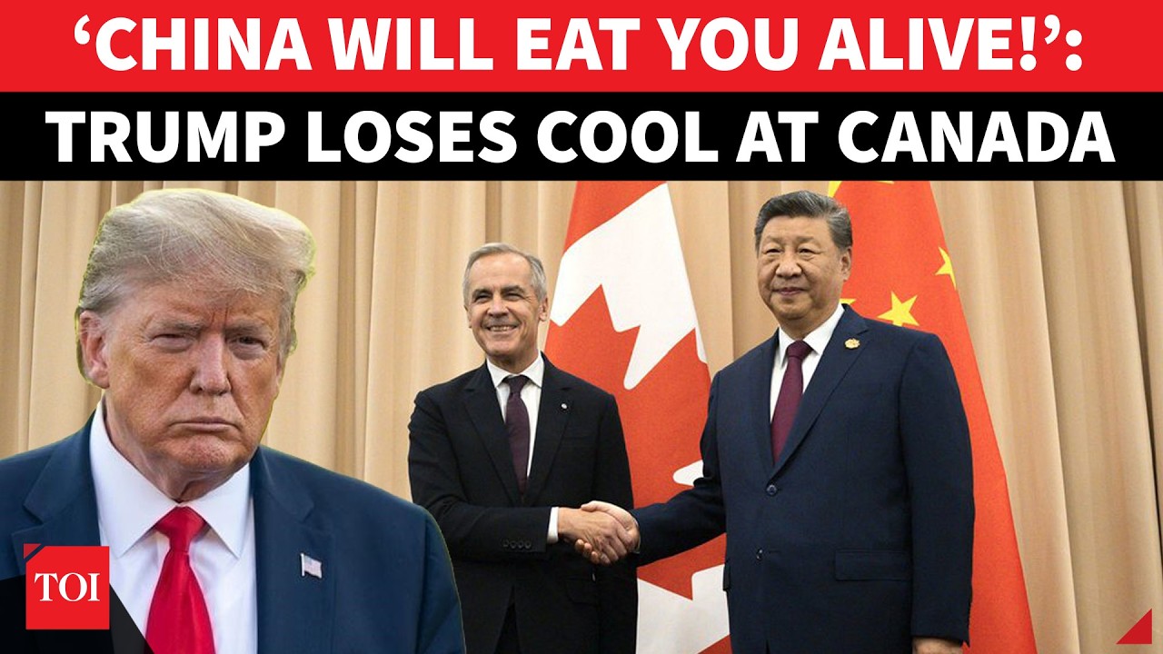 ‘US Will Get China’s Leftovers’: Trump FUMES At Carney, Gives Canada GORDIE HOWE BRIDGE Shock