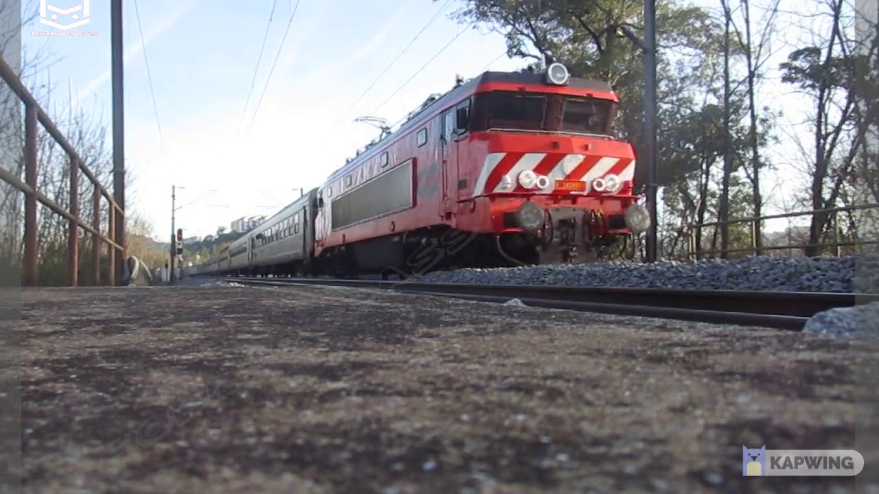 Alsthon CP 2601 + Carruagens Sorefame em marcha especial Contumil - Figueira da foz !!