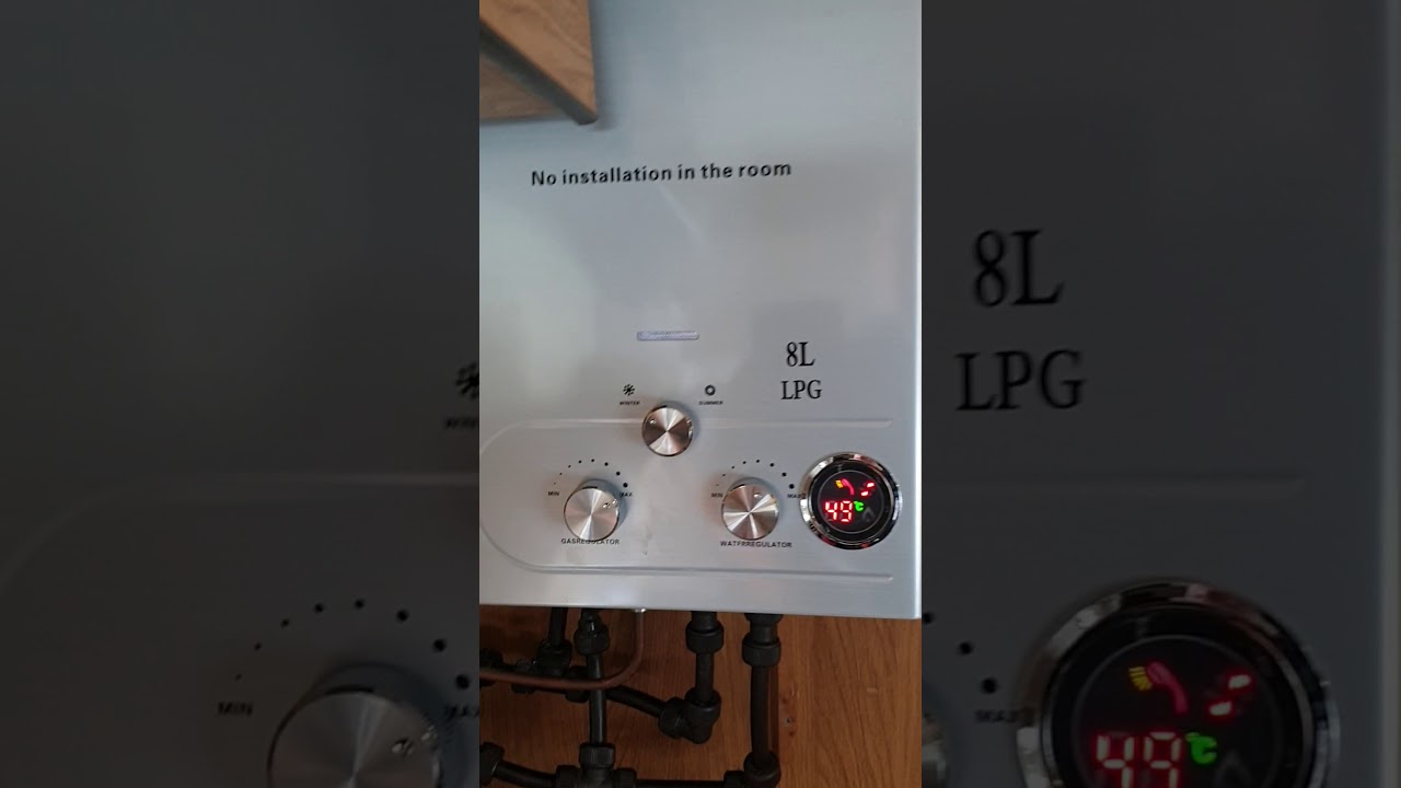 Cheap Chinese LPG Water Heater Campervan