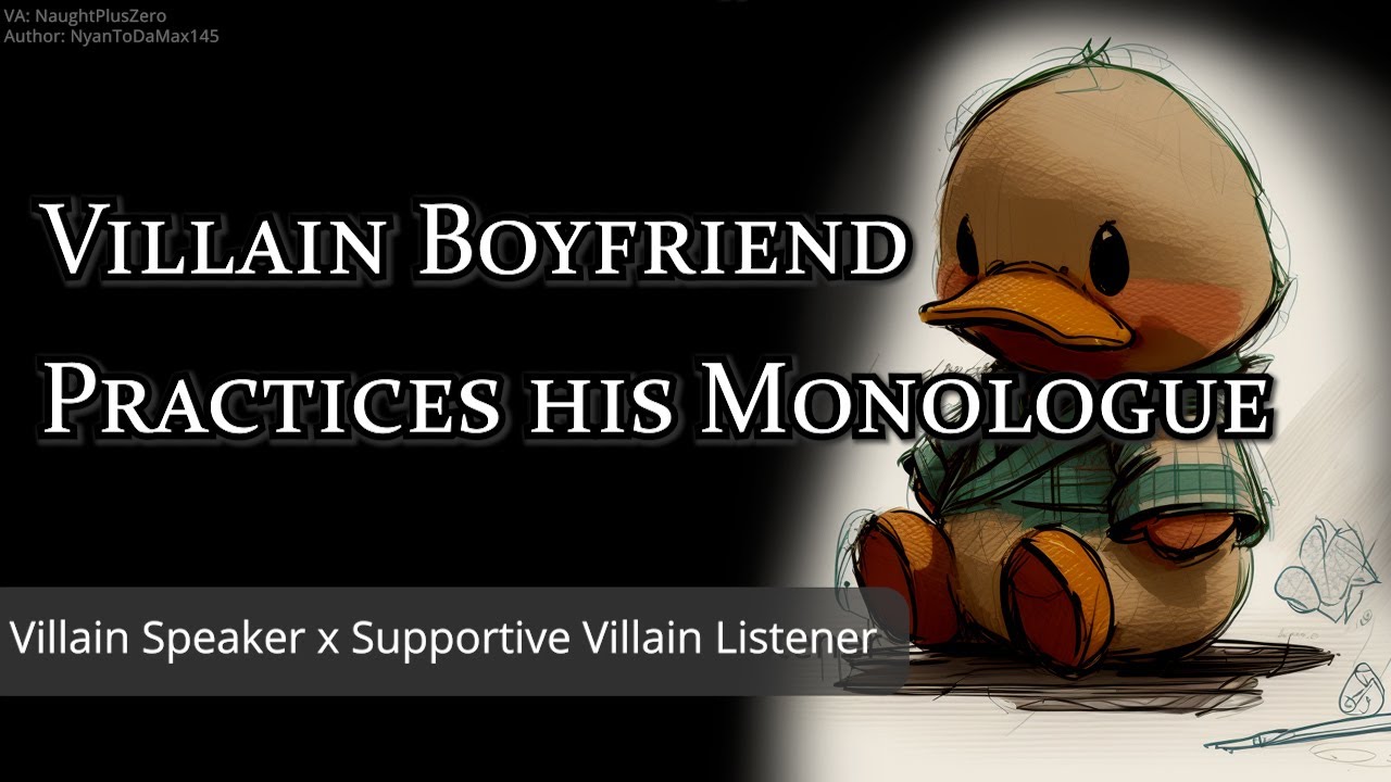 Catching Your Villain Boyfriend Practicing his Monologue [M4A] [Villain x Villain] [Wholesome…?]