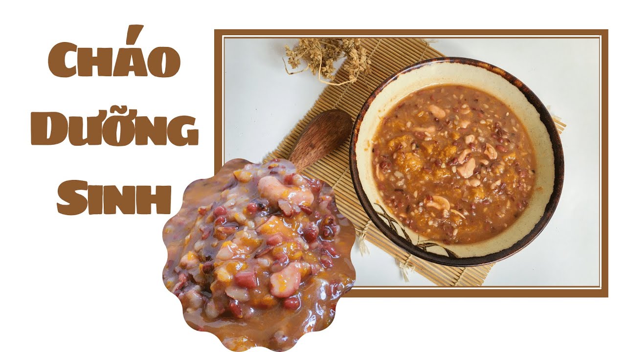 Cách Nấu Cháo Chay Thập Cẩm, Dưỡng Sinh | Món Chay Thực Dưỡng | Cháo Gạo Lứt, Bí Đỏ...