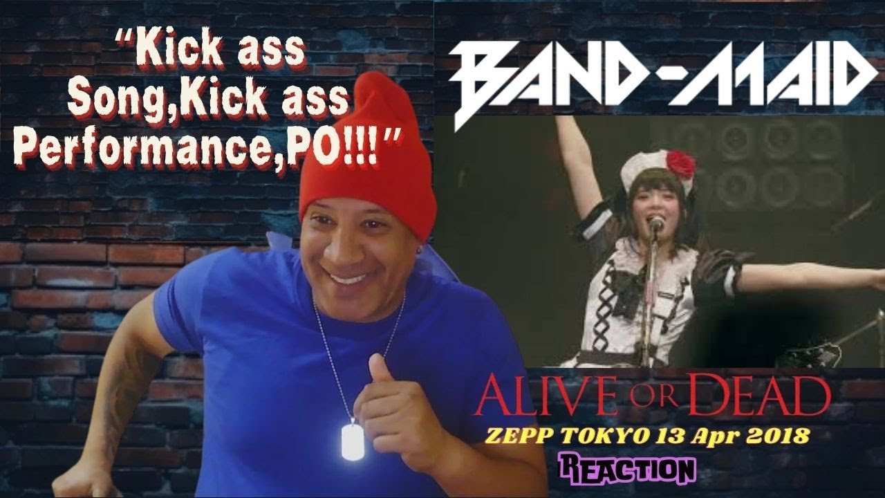 BAND MAID Alive-or-Dead ZEPP TOKYO 13 April 2018 MUSIC REACTION 