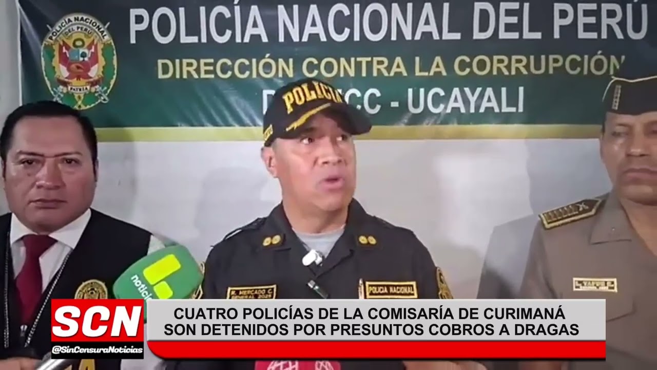 DETIENEN A CUATRO POLICÍAS DE LA COMISARÍA DE CURIMANÁ POR LA POLICIA ANTICORRUPCIÓN