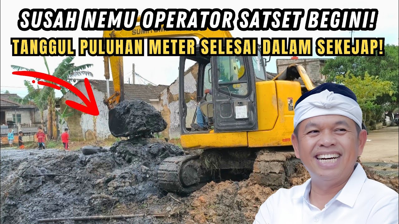 OPERATOR SATSET❗SUSAH NEMU YANG BEGINI LAGI❗TANGGUL KALI VKC PULUHAN METER SELESAI DALAM SEKEJAP❗