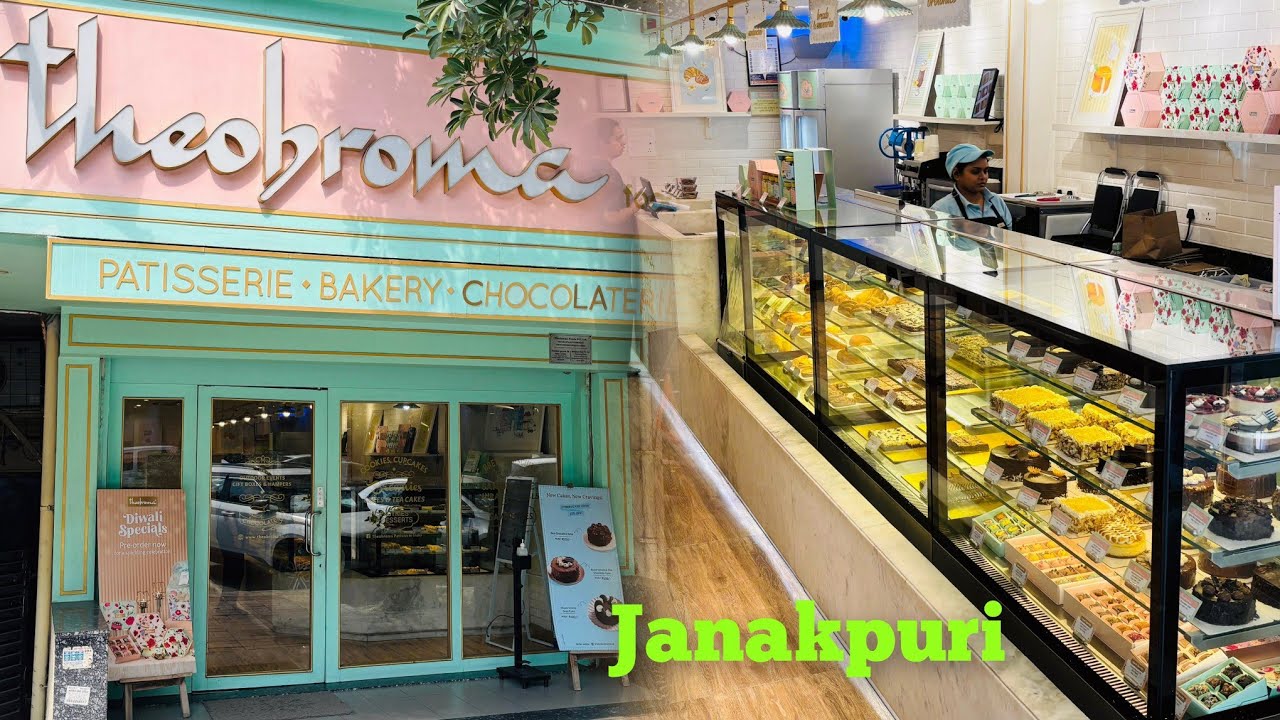 Theobroma Bakery & Cake Shop - Janakpuri,Delhi || Cakes + Pastries + Sandwiches + Brownie and More