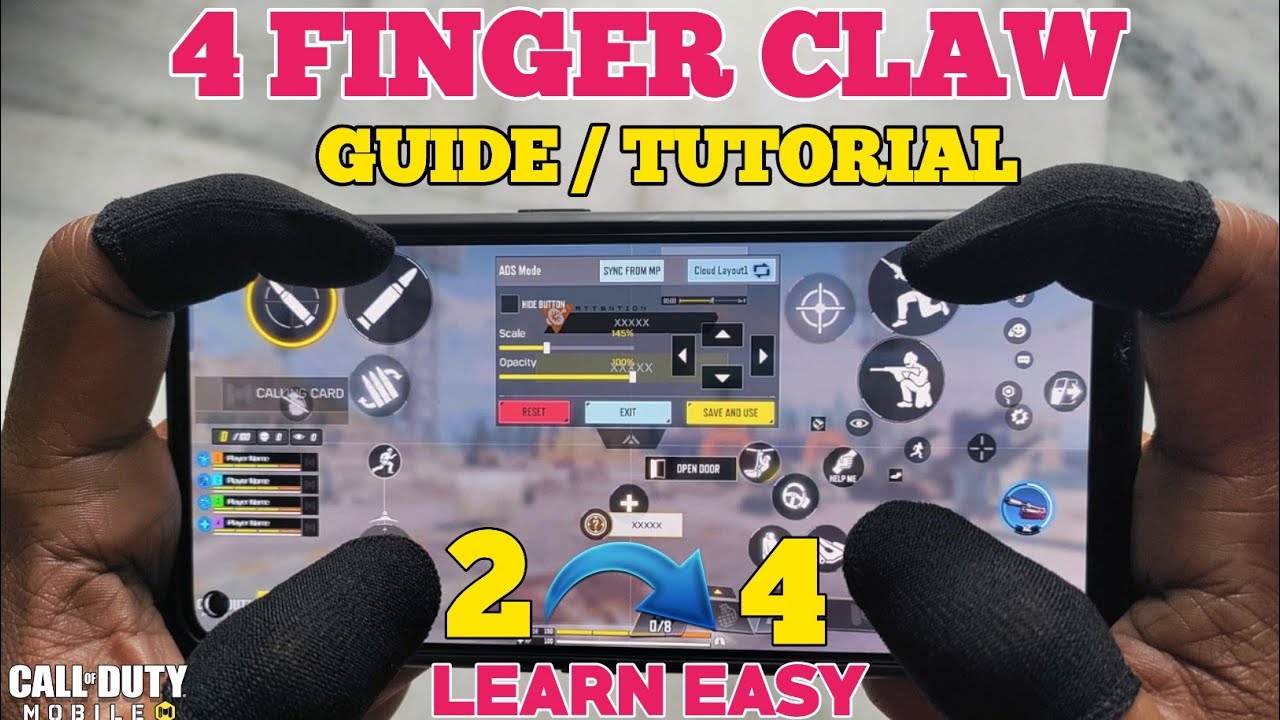 How To Go From 2 Fingers to a 4 Finger claw setup | Tips and tricks | 2 to 4 finger tutorial | CODM