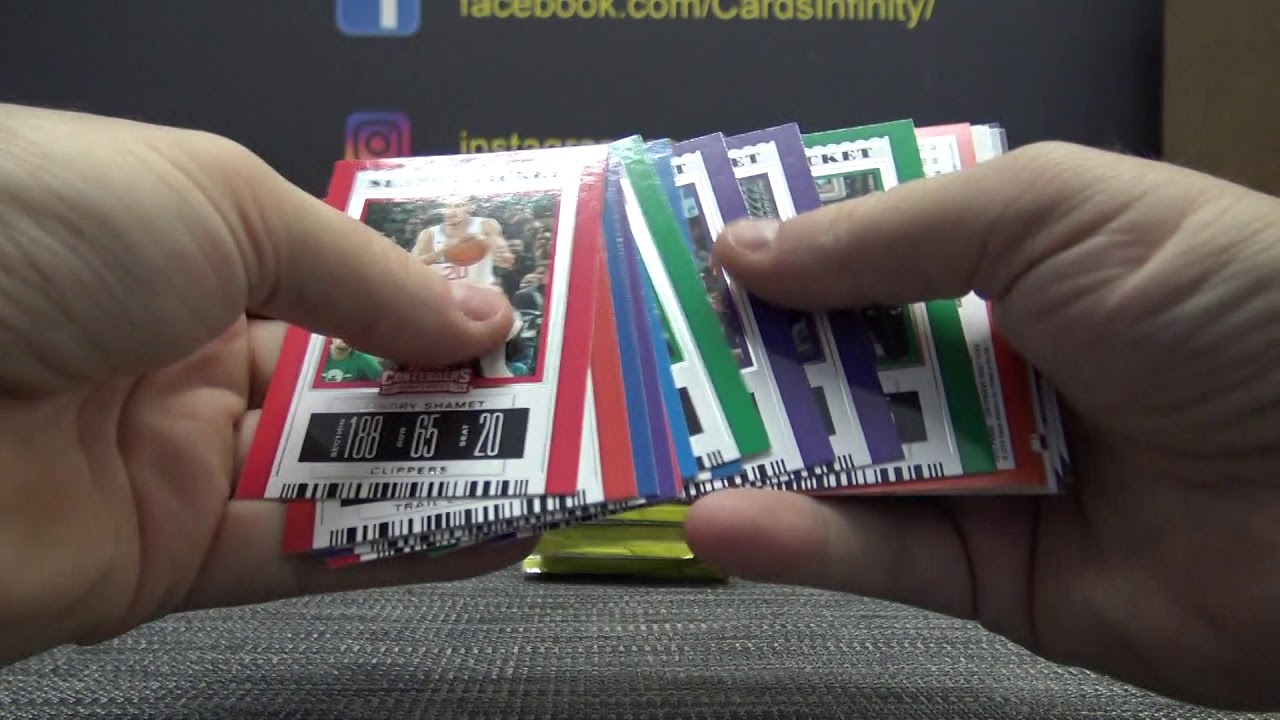 Greg's 2019/20 Panini Contenders Draft Picks Basketball Box Break