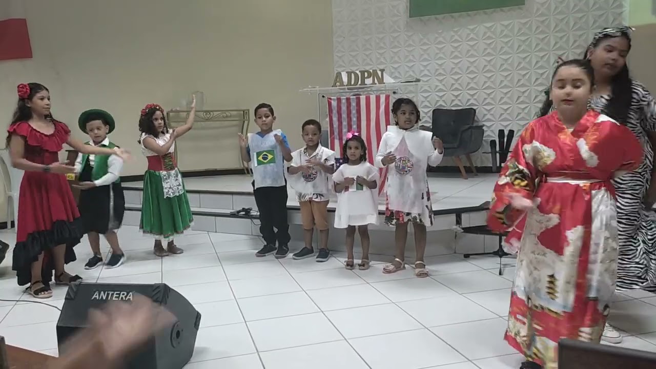 Apresentação Ministério Infantil Culto de missões 15/01/2023