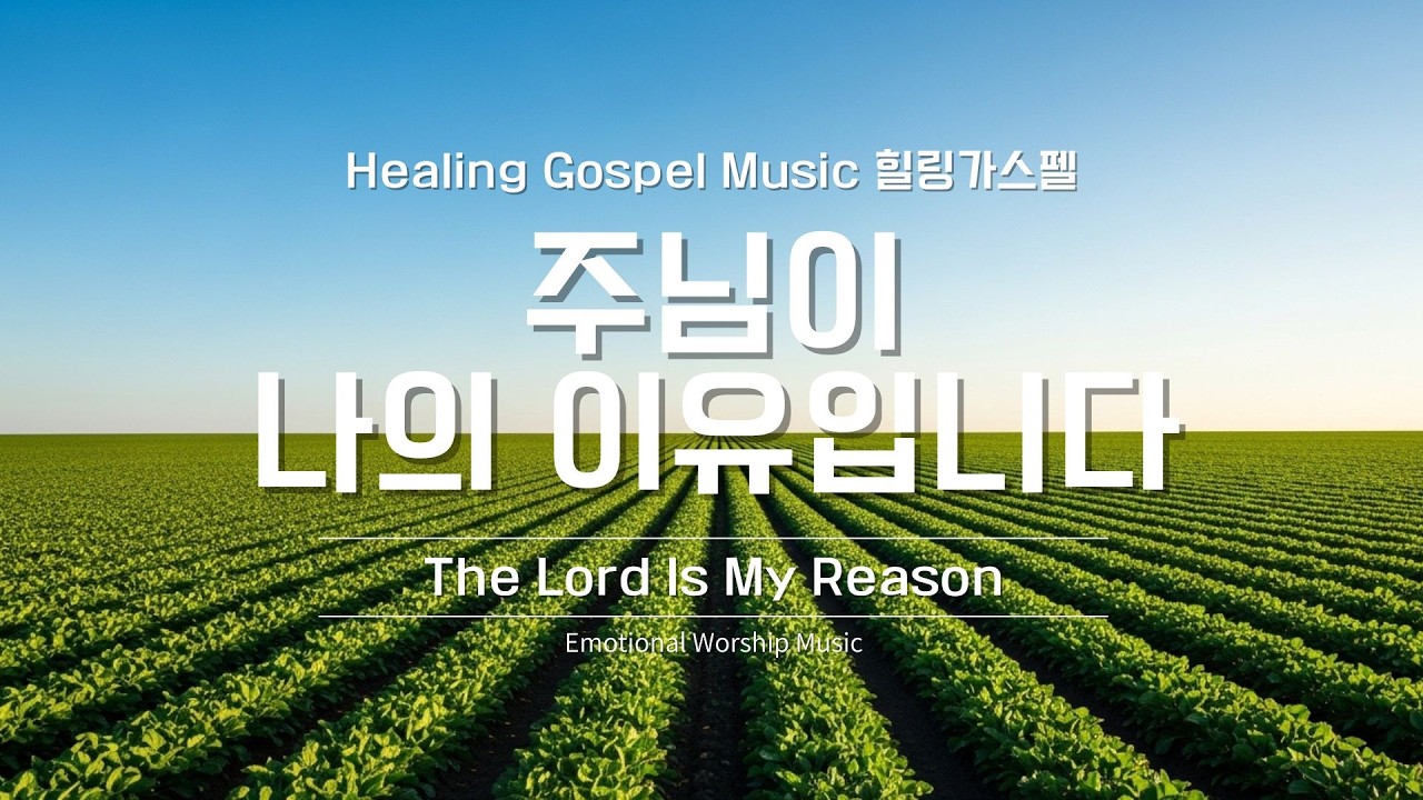 주님이 나의 이유입니다 (The Lord Is My Reason) | 감동의 CCM 워십송 | Healing Gospel Music 힐링가스펠 #gospelsongs #ccm