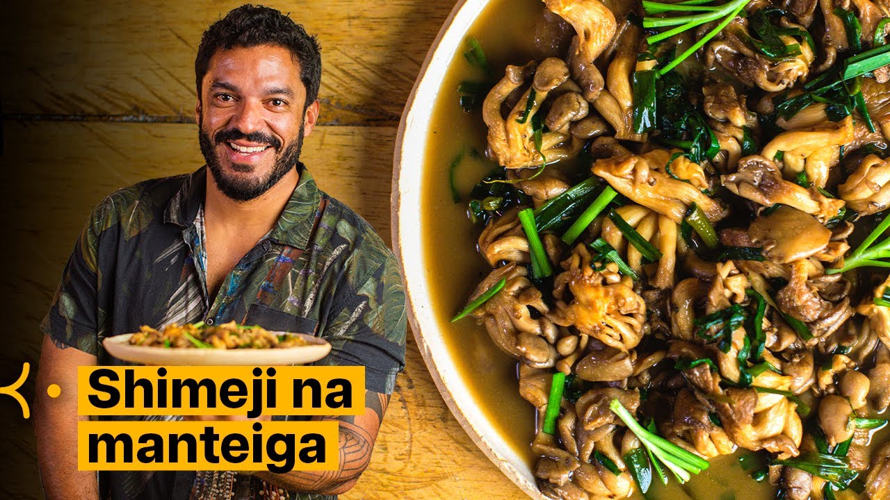 COMO FAZER SHIMEJI NA MANTEIGA (A melhor receita que conheço!) #shimeji