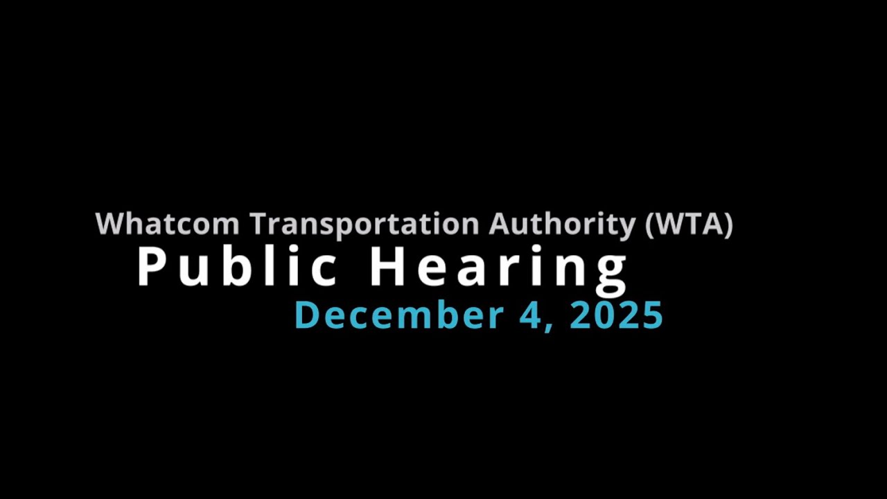 WTA Public Hearing 12/4/25